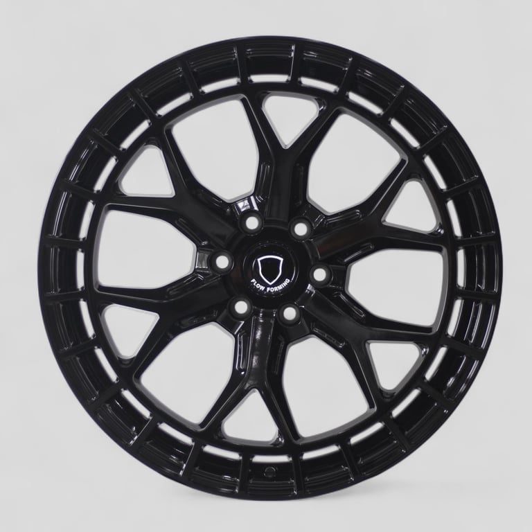 NEW 20" RTT BLACK ALLOY WHEELS 6X120 FITS NEW TRANSIT VW T7