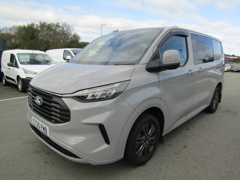2025 Ford Transit Custom 2.0D EcoBlue 170ps H1 Double Cab Van Limited Auto Crew Bus Diesel Automatic