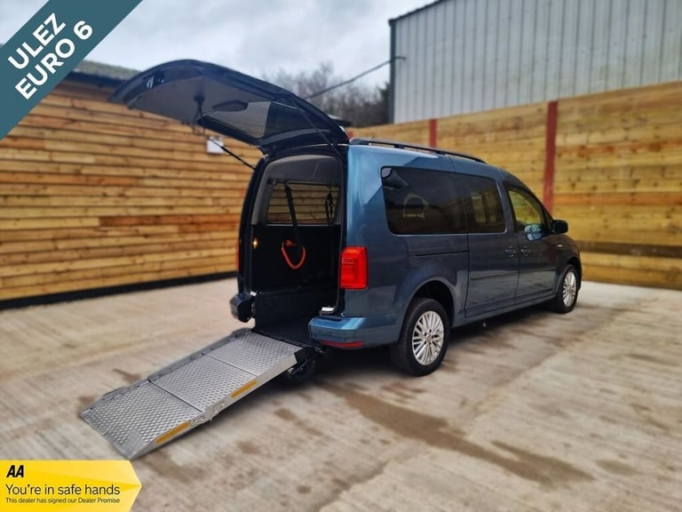 2019 Volkswagen Caddy Maxi Life 4 Seat Auto Wheelchair Accessible Disabled Access WAV MPV Diesel ...