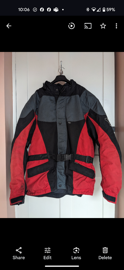 Triumph motorbike jacket