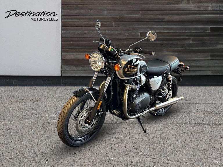 2025 Triumph Bonneville T100 ICON EDITION Petrol black 5 Speed