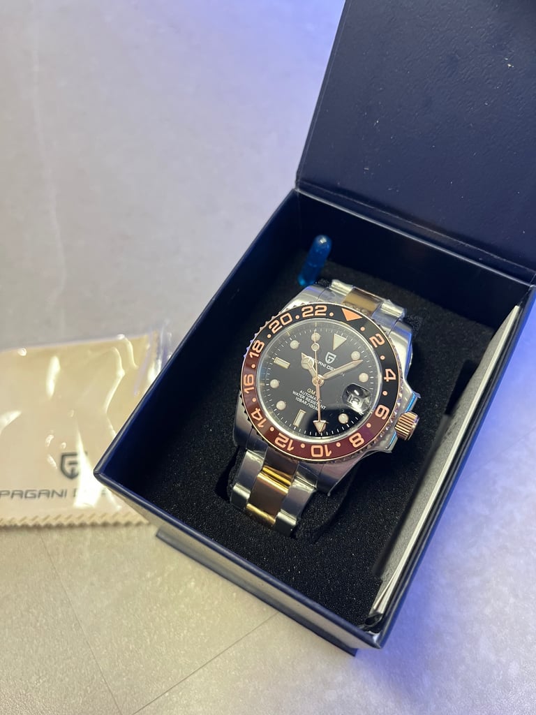 Pagani design automatic GMT watches. Brand new. 3 available.