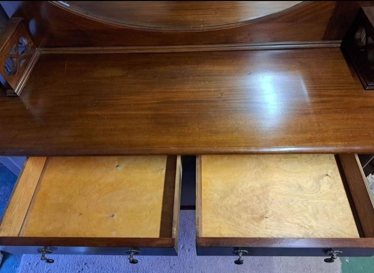 Antique Edwardian Mahogany Sideboard 