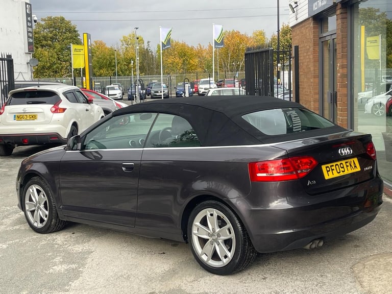 2009 Audi A3 Cabriolet 2.0 TDI Sport Euro 4 2dr CONVERTIBLE Diesel Manual
