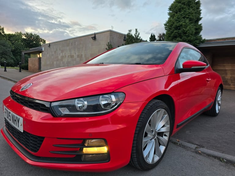 2015 VW SCIROCCO 2.0 GT TDI DIESEL COUPE PANORAMIC ROOF F/S/HISTORY 1 P/OWNER