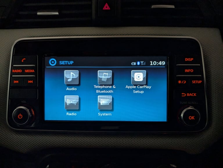 Nissan Micra Acenta 2018 Petrol 1.0 ULEZ Apple Carplay MOT Apr 2026 Low Mileage 50k