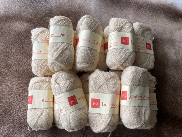 Real Shetland wool.