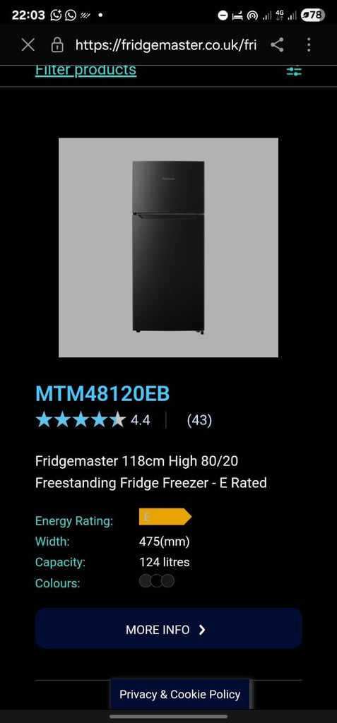 Fridge freezer 