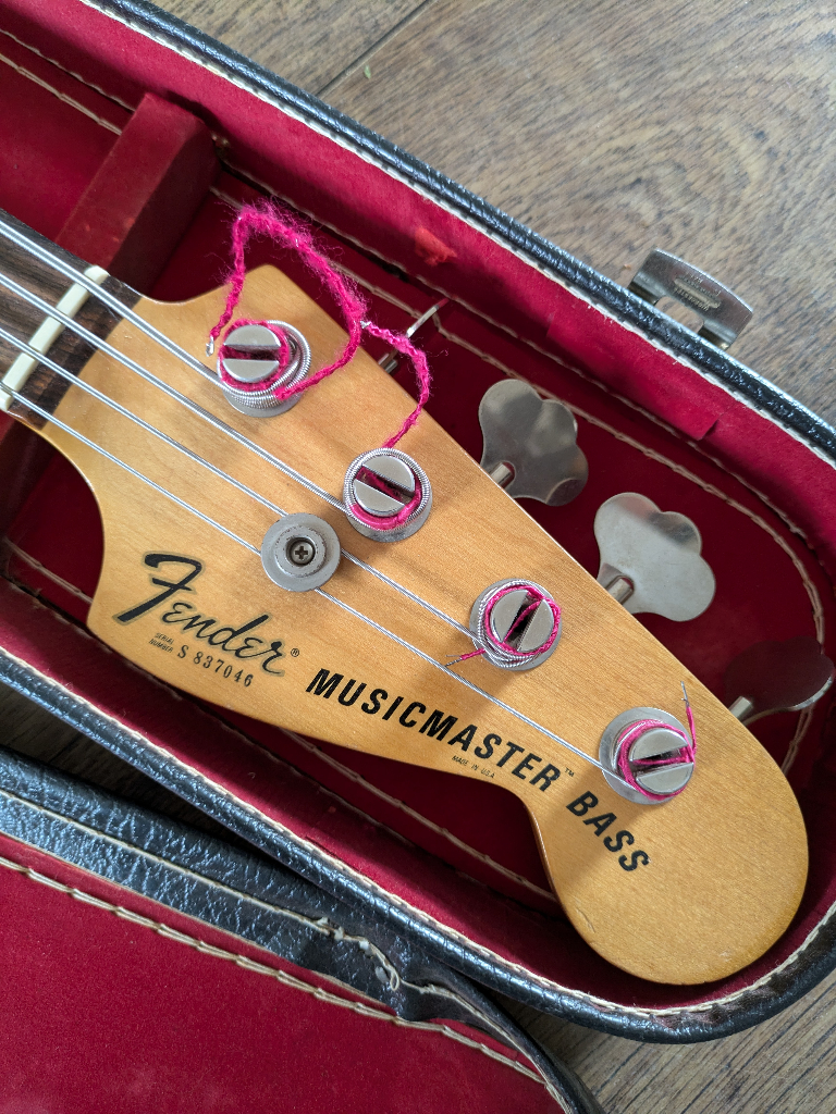 American Fender music master bass 