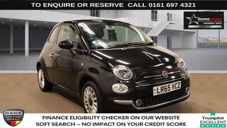 2015 Fiat 500 1.2 Lounge Hatchback 3dr Petrol Dualogic Euro 6 (s/s) (69 bhp) Hatchback Petrol Aut...