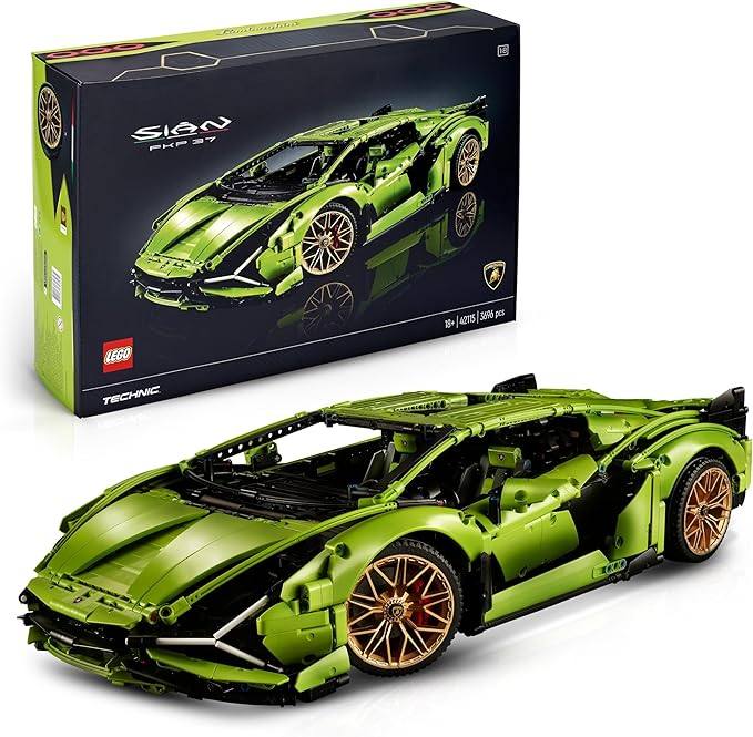 image for LEGO Technic Lamborghini Sián FKP 37 Race Car Model Building Kit - £100
