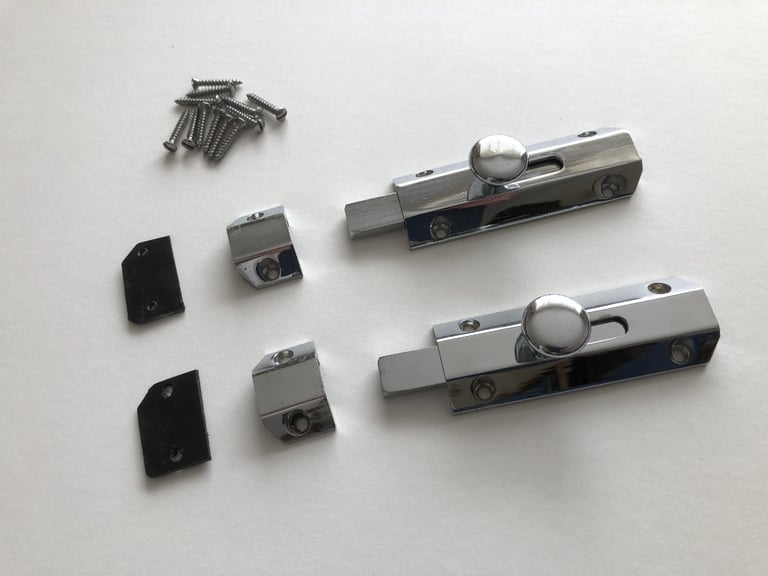 image for Door bolts, hinges, escutcheon