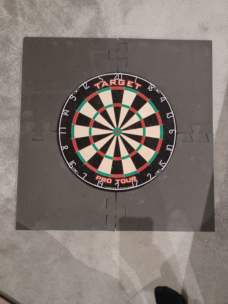 image for Dart board and protective surround