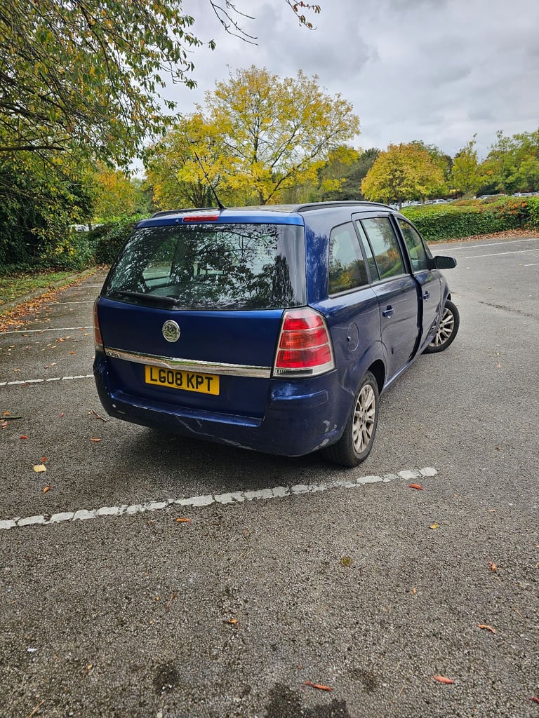 Vauxhall, ZAFIRA, MPV, 2008, Manual, 1598 (cc), 5 doors