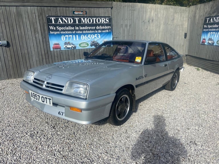 1984 Opel Manta 1.8 Berlinetta Coupe 2dr Petrol Manual (90 bhp) Petrol Manual