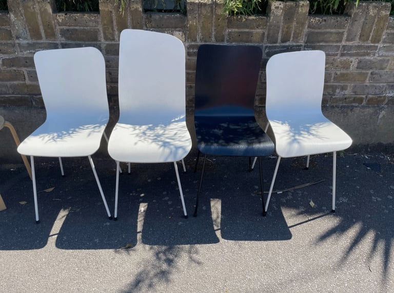 image for Designer chairs 'Wonky' by award winning design studio (set of 4)