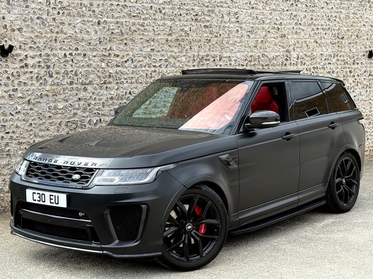 LEFT HAND DRIVE 2018 RANGE ROVER SPORT 5.0 SVR [CARBON] ONLY 12k MILES! | LHD