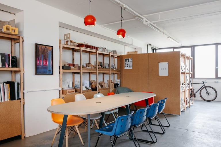 Desks to rent in bright creative studio, Broadway Market, London Fields