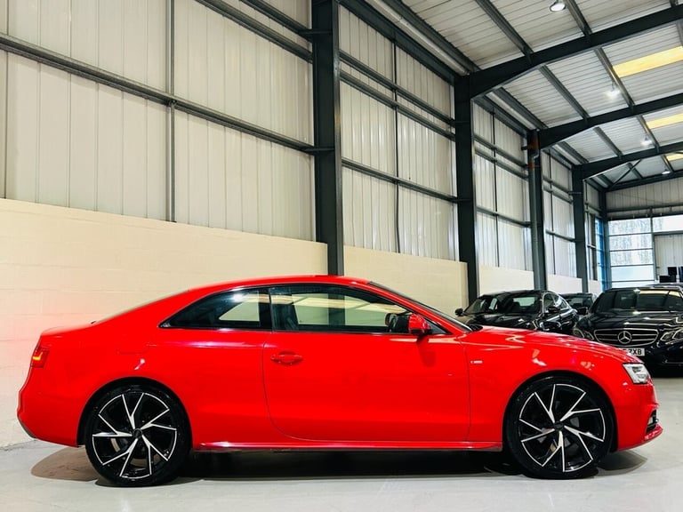 AUDI A5 2.0 TDI S LINE COUPE 2 DOOR DIESEL MANUAL QUATTRO 177 RED 2014