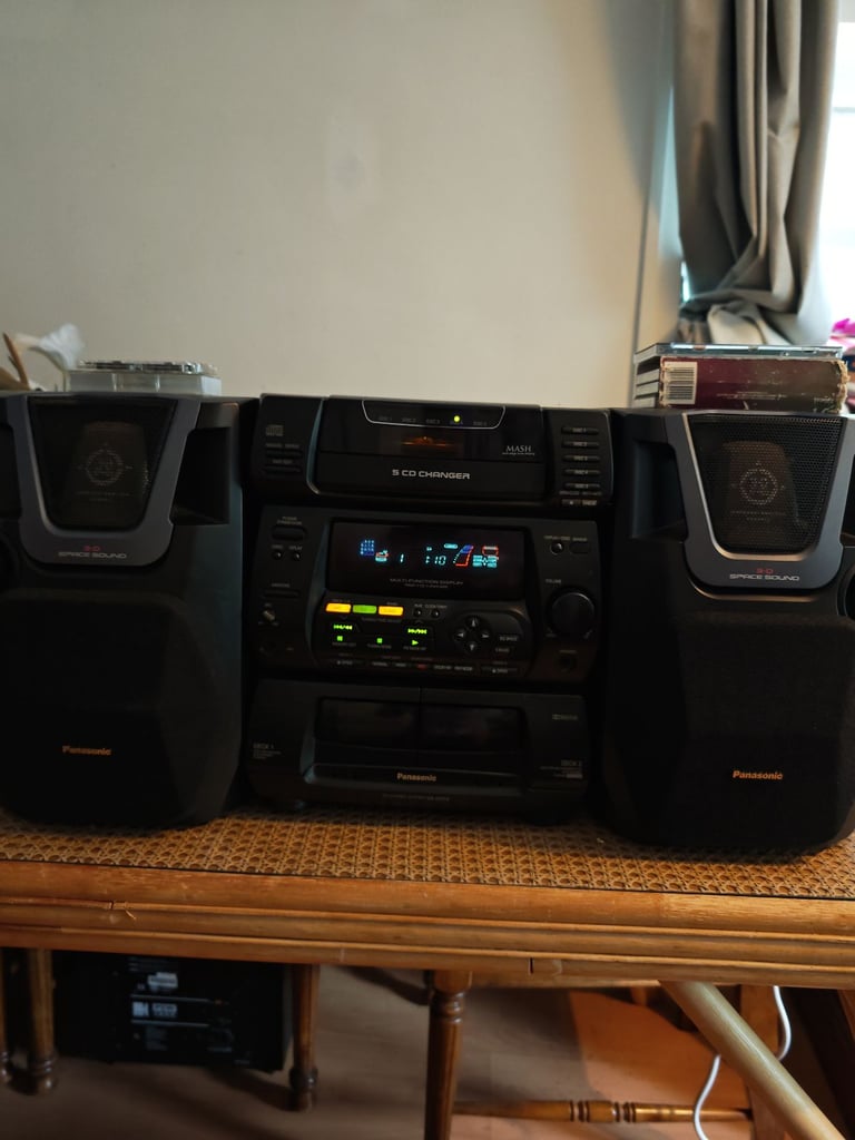 Panasonic 5 cd changer, cassettes deck
