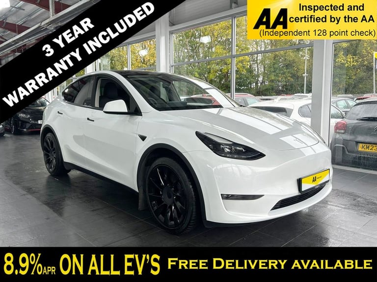 2022 Tesla Model Y (Dual Motor) Long Range SUV 5dr Electric Auto 4WDE (384 bhp) 1 OWNER MPV ELECT...