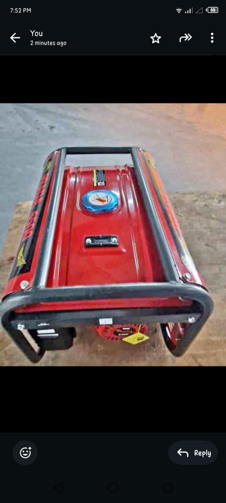 Brand new generator with free delivery 