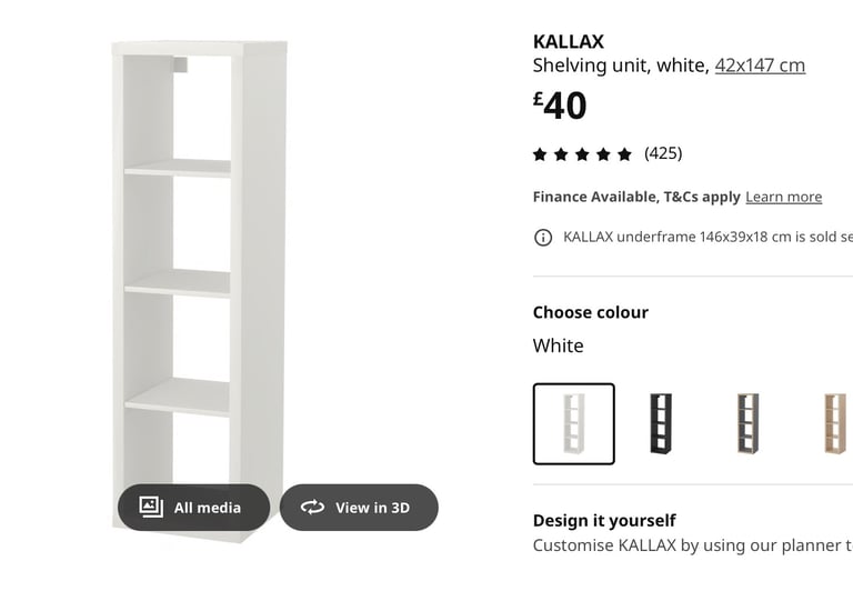 IKEA Kallax shelving unit