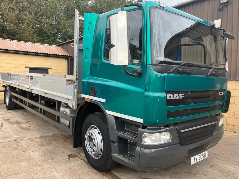2013 DAF CF 65 .220 18 ton drop side truck idea scaffolding 