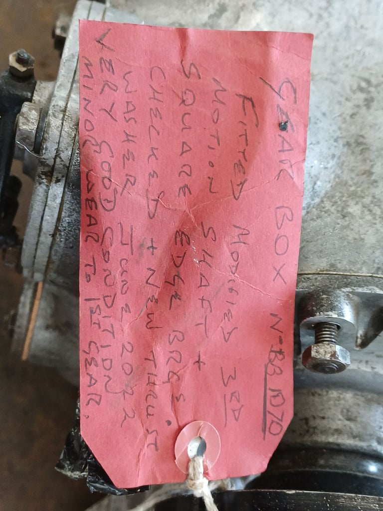 Bentley MkVI manual gearbox suitable for 1945-55 models fitted with manual gearbox.