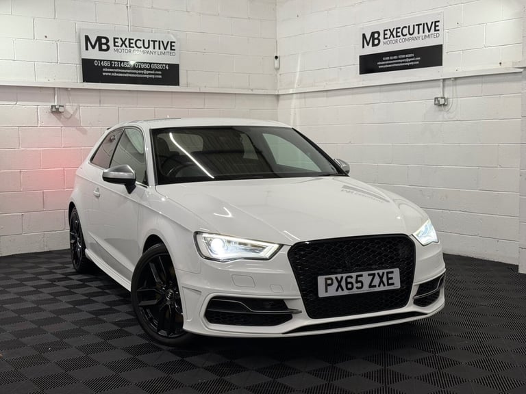 2015 65 AUDI S3 2.0 TFSI QUATTRO NAV 300BHP 4WD 3 DOOR HATCHBACK WHITE EURO 6