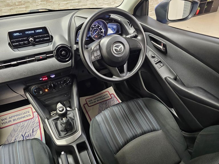 MAZDA MAZDA2 1.5 SKYACTIV-G SE Blue Manual Petrol 2015 WARRANTY 12 MONTHS MOT