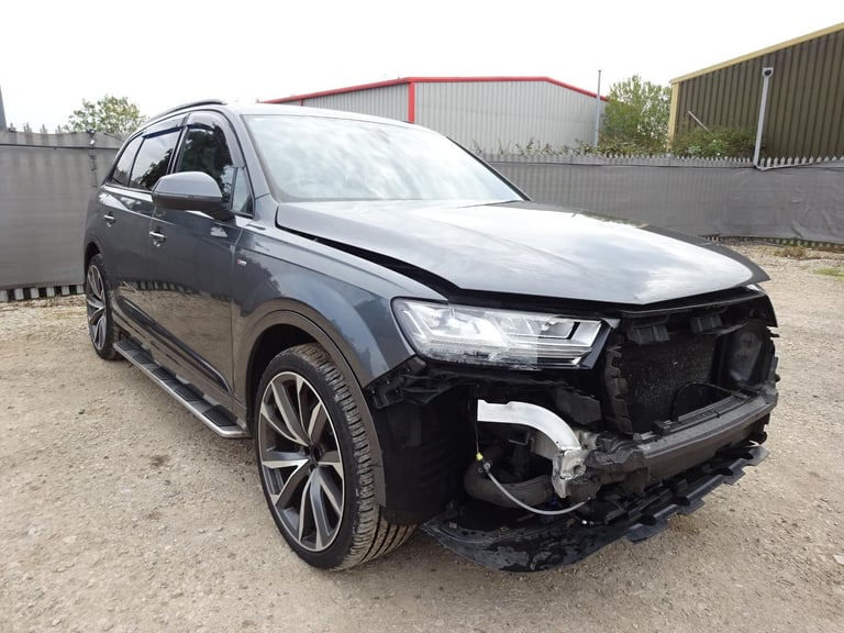 2017 17 REG AUDI Q7 S LINE TDI QUATTRO AUTO DAMAGED REPAIRABLE SALVAGE