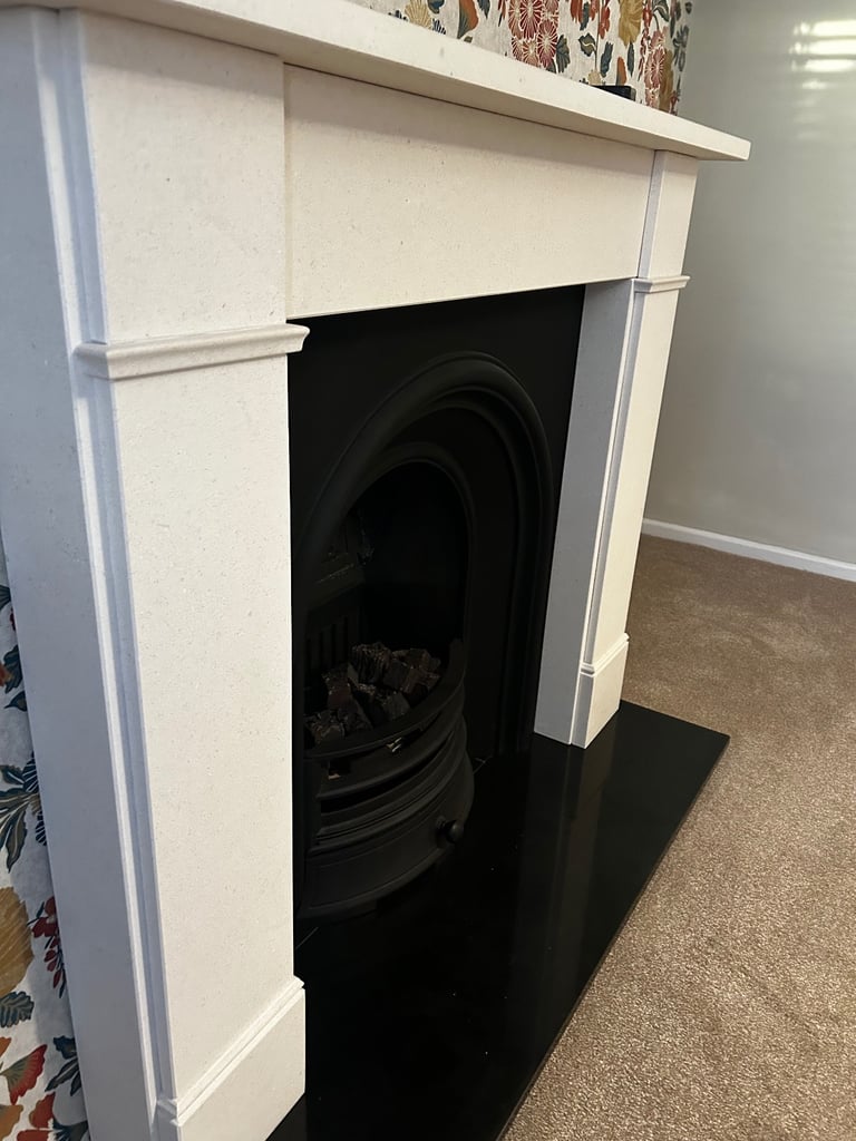 image for Gas fire and mantle 