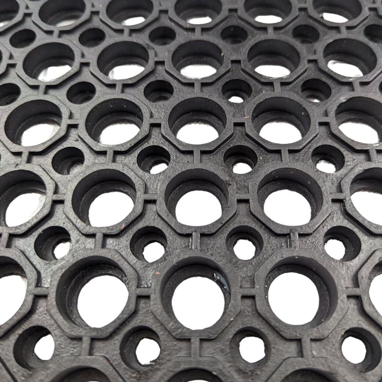 Non-Slip Anti-Fatigue Rubber Indoor & Outdoor Door Entrance / Industrial Kitchen Mat