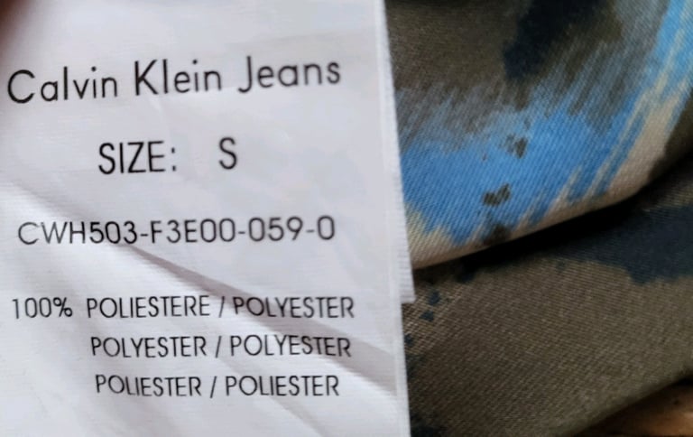 CK Silk Feel Short Sleeve Blouse - Multicoloured 