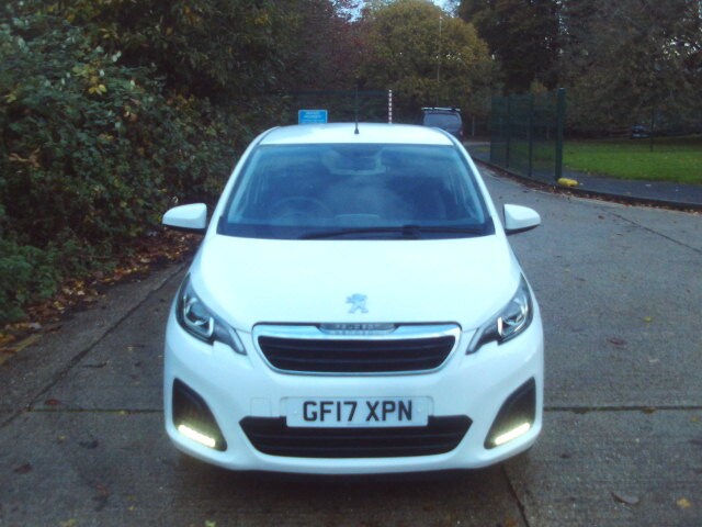 2017 Peugeot 108 1.0 Active 5dr White 60k Miles FSH Years MOT Warranty £20 Road Tax HATCHBACK Pet...