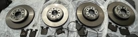 BMW F30 F31 2011- FRONT AND REAR BRAKE DISCS BRAKES PADS & SENSORS.
