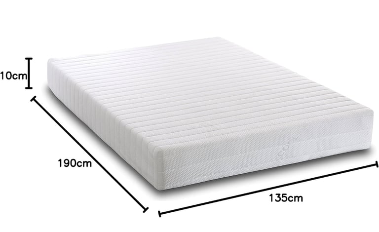 Small Double Wooden Bed Frame + Mattress! 