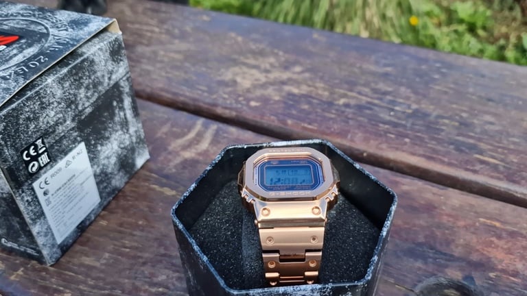 image for CASIO GSHOCK GMW-B5000GD-4 colour Rose Gold Limited Edition 
