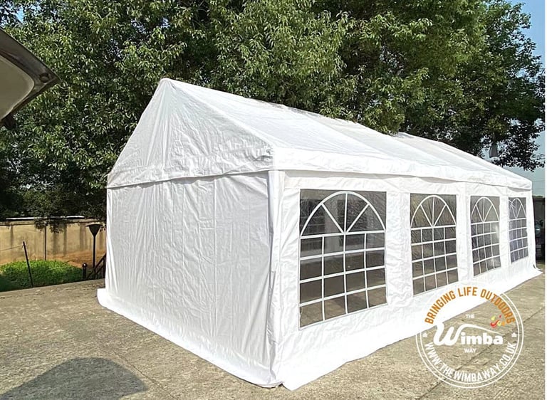 New 4x8m Heavy-Duty Marquee | PE/PVC | Complete Party Tent Kits 