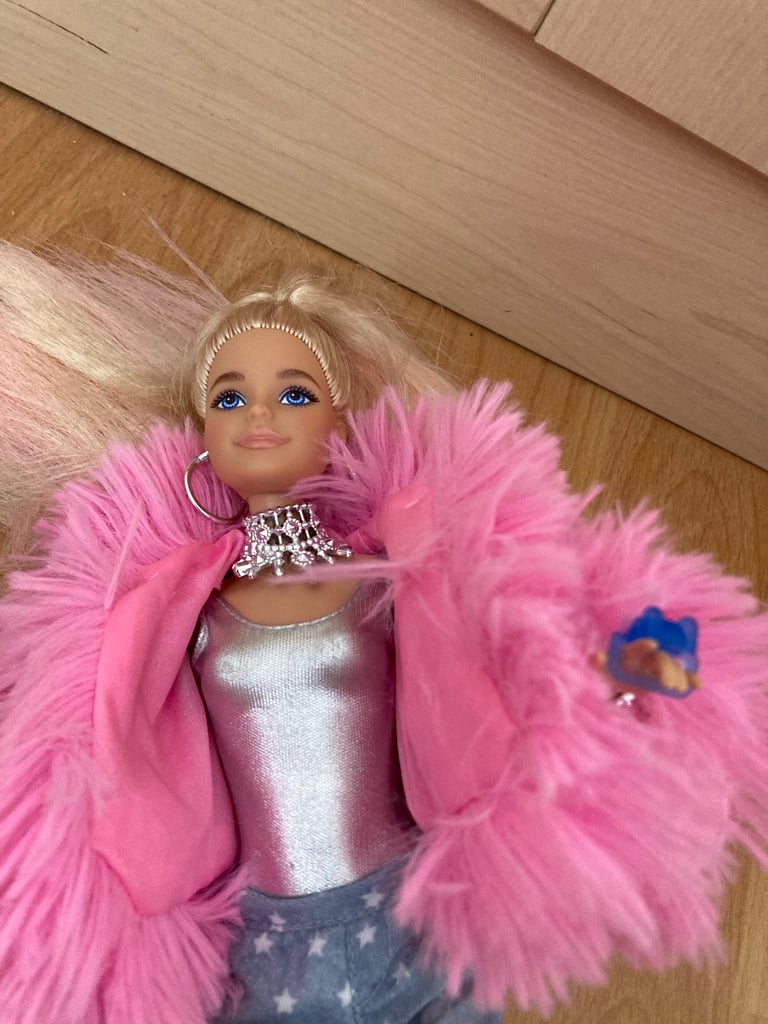 2 x Barbie dolls with accessories