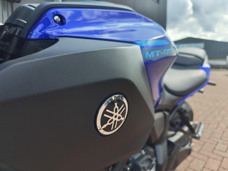 YAMAHA MT-07 Y-AMT 2025 - LATEST MODEL - ICON BLUE - IN STOCK NOW 