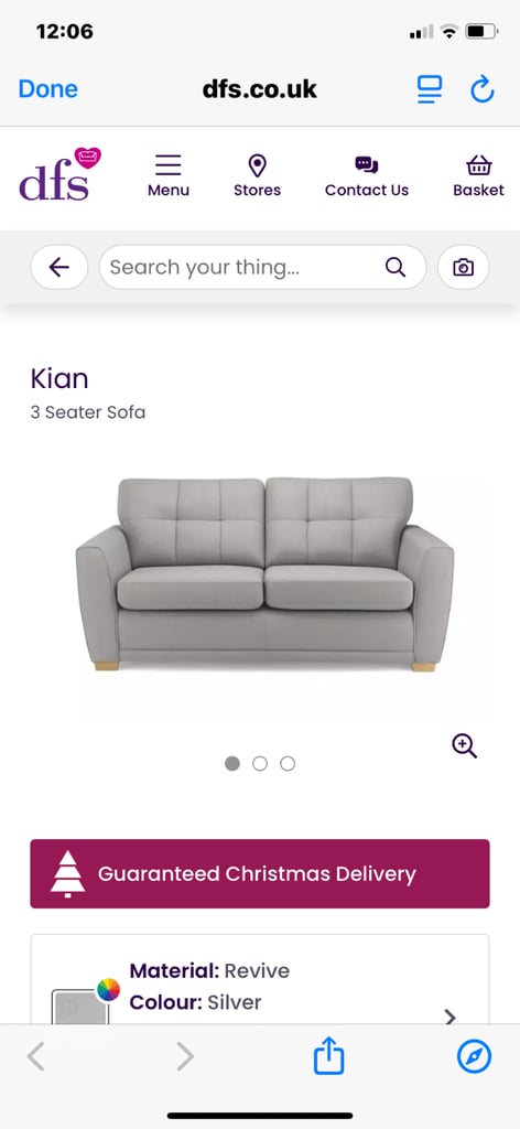 3 seater sofa