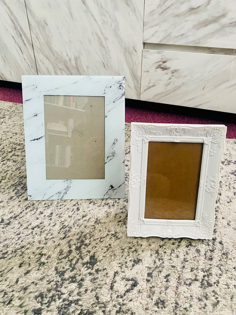 image for Marble photo frames x2 