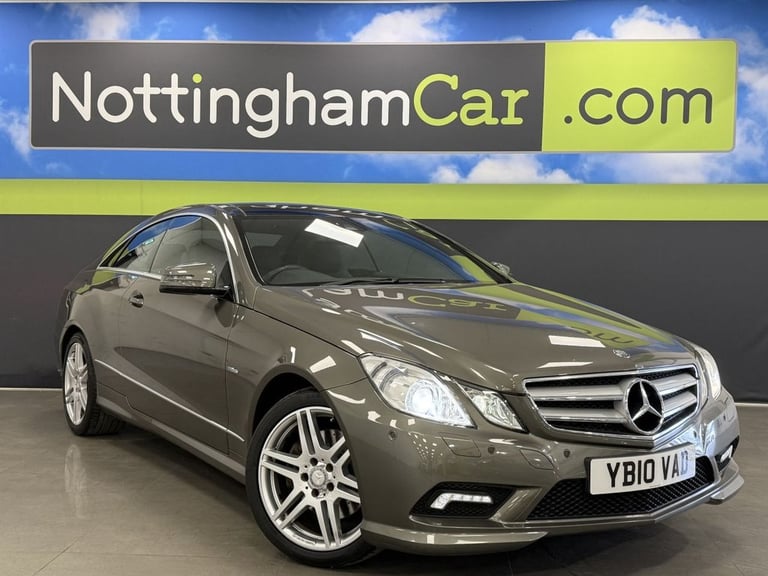 2010 Mercedes-Benz E-Class 3.0 E350 CDI V6 BlueEfficiency Sport Coupe 2dr Diesel G-Tronic Euro 5 ...