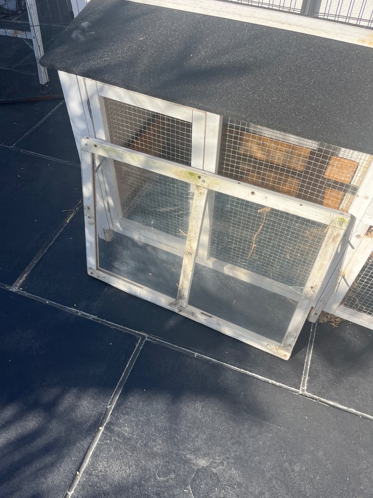 Customised Double rabbit hutch cage 