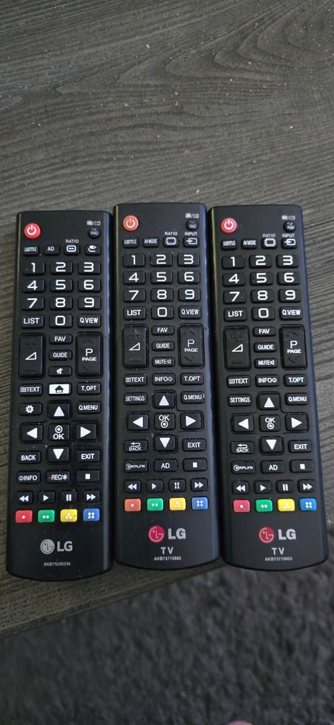 image for 3 WORKING LG TV REMOTE CONTROLS