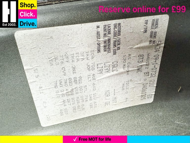 2013 Audi A5 2.0 TDI Black Edition Coupe 2dr Diesel Manual Euro 5 (s/s) (177 ps) COUPE Diesel Manual