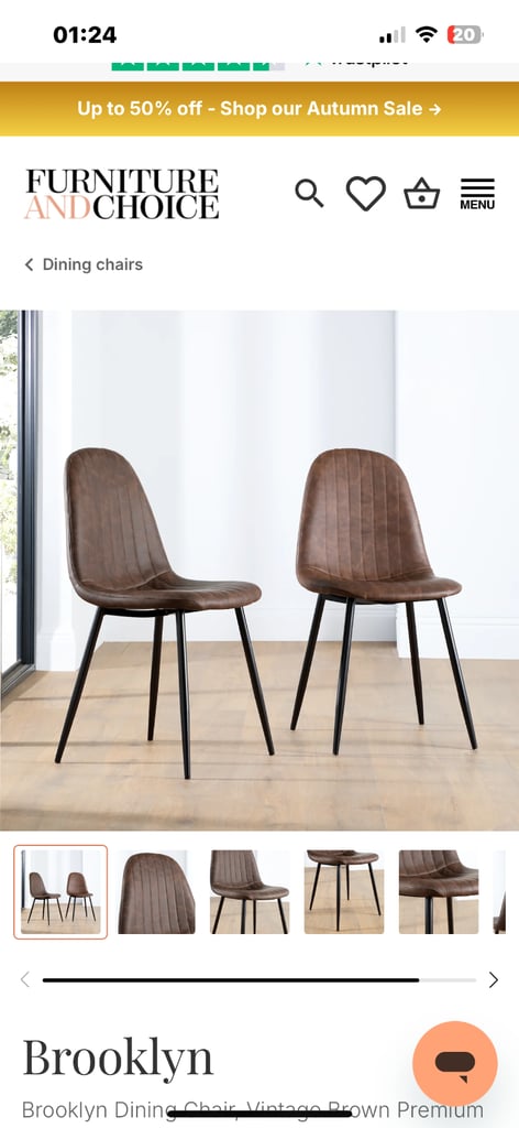 Set of 4 Dining Chairs