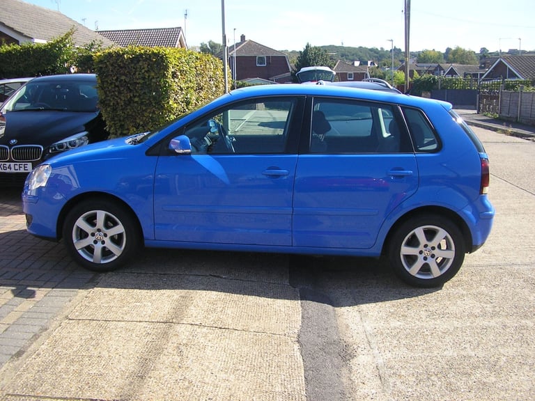 (2009) VW POLO 1.2 MATCH EDITION BLUE 5 DOOR 71000 MILES ONLY FSH ABSOLUTELY IMMACULATE